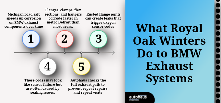 What Royal Oak Winters Do to BMW Exhaust Systems